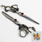 Dragon Handle Pet Grooming Shears Set