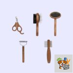 6-Piece Wooden Handle Pet Grooming Set